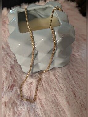 Gold Tinted Men & Women Chain - Jewelry
